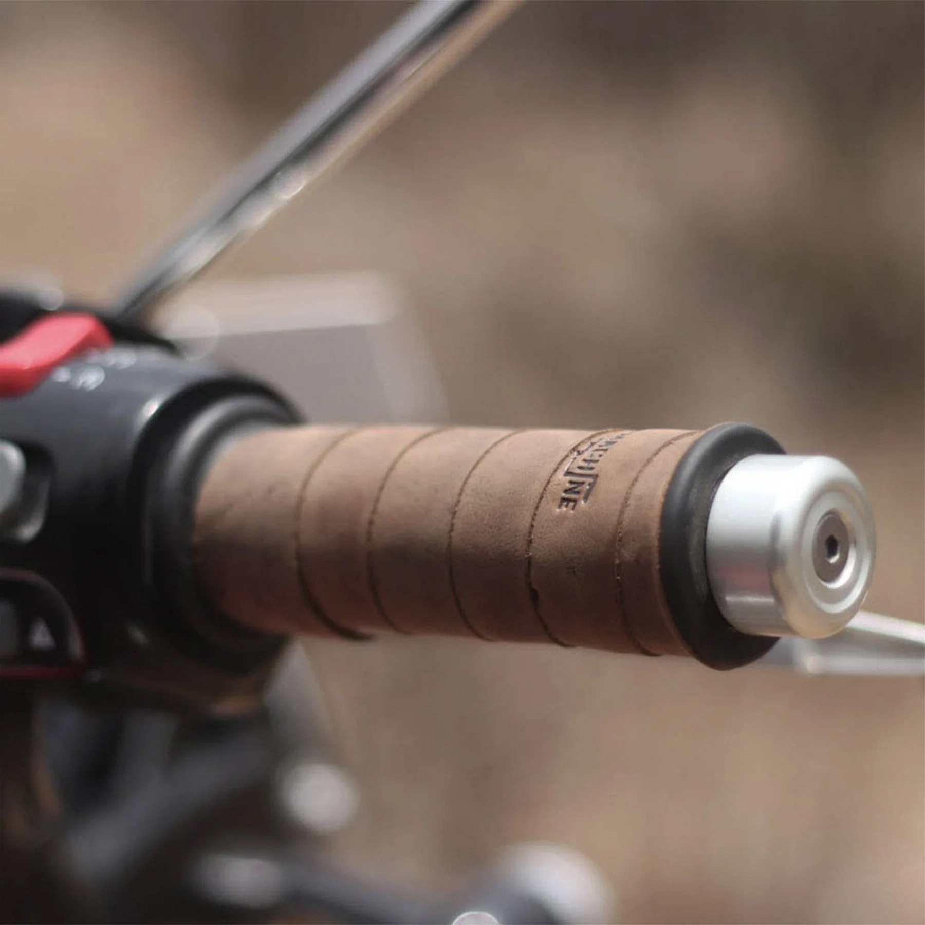 Trip Machine Lederband Grip Wrap Tobacco – Image 3