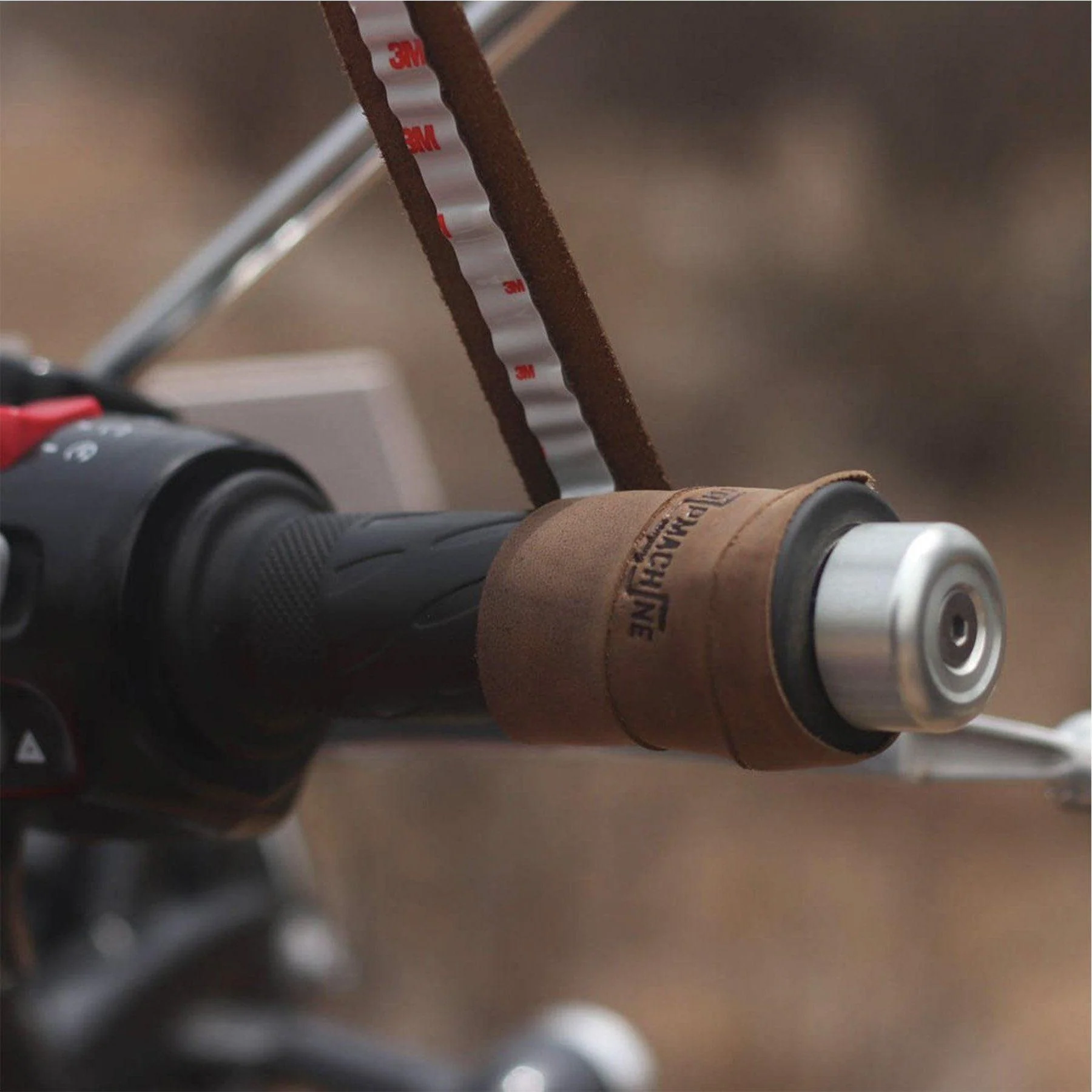 Trip Machine Lederband Grip Wrap Tobacco – Image 5