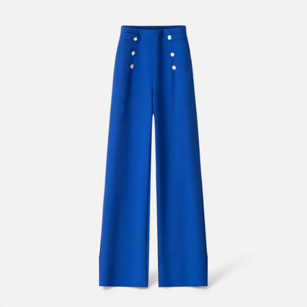 VALERIQUE | Pantalon Taille Haute à Jambe Large pour Femme – Confort Raffiné – Image 6