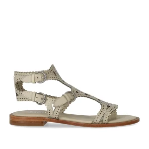 ASH PAPRIKA TALC FLAT SANDAL