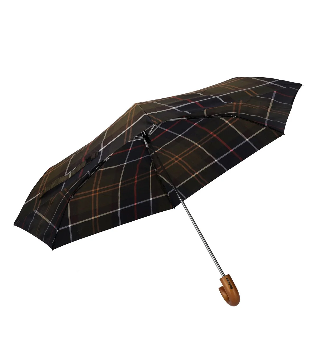 BARBOUR TARTAN MINI UMBRELLA – Image 2