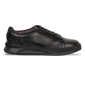 Apex: Sneakers Homme - Cuir Noir