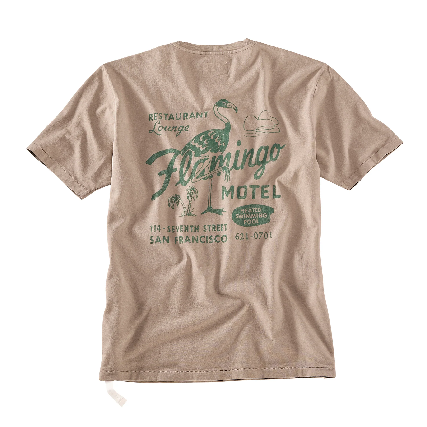 Bowery NYC T-Shirt Flamingo – Image 3