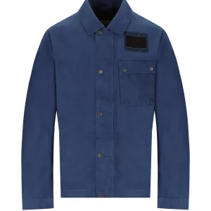 BARBOUR INTERNATIONAL WORKERS CASUAL COBALT BLUE JACKET