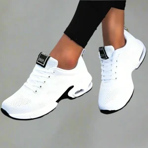Chaussures de Sport Tricotées pour Femmes avec Semelle Plateforme