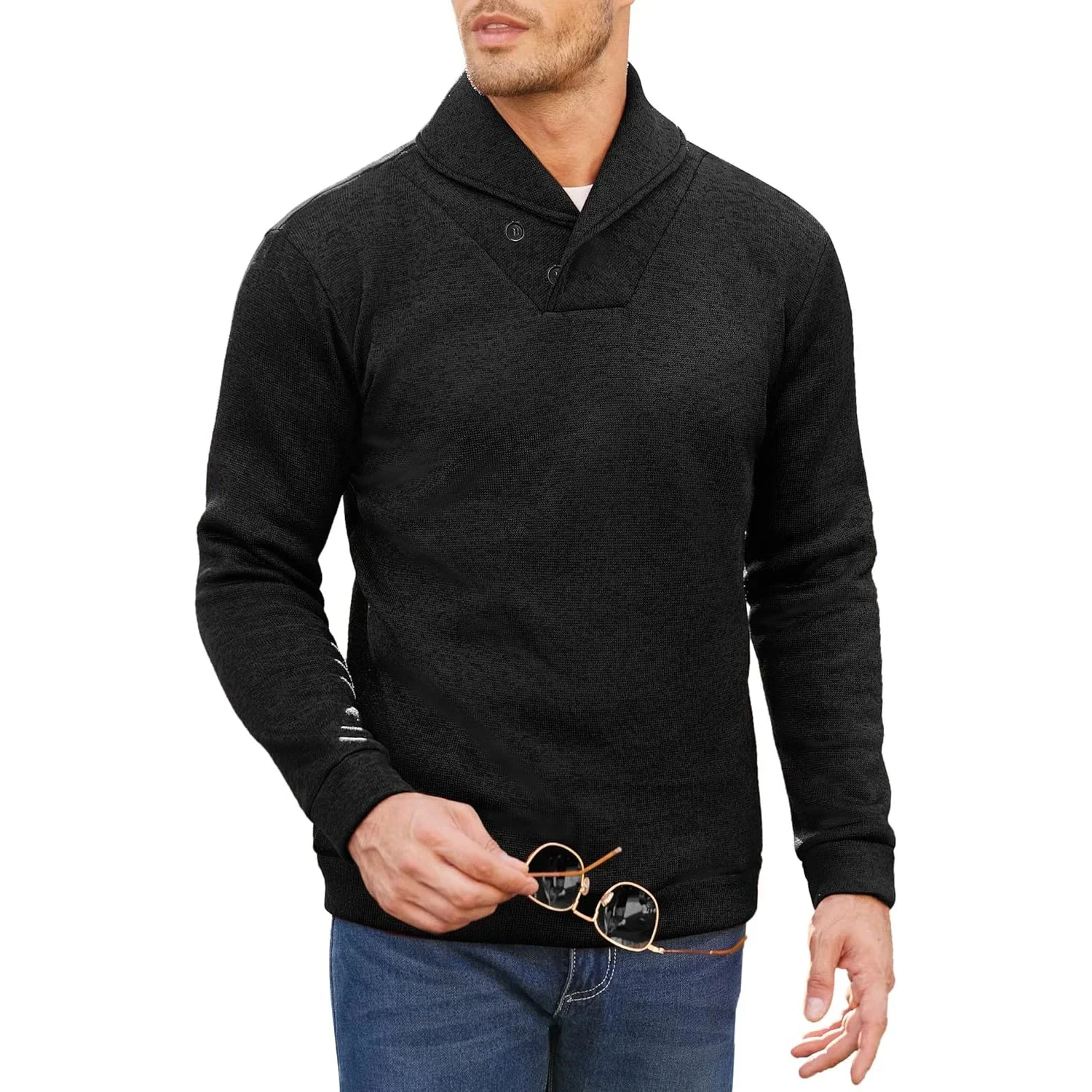 Pull Avec Col Pour Hommes – Image 2