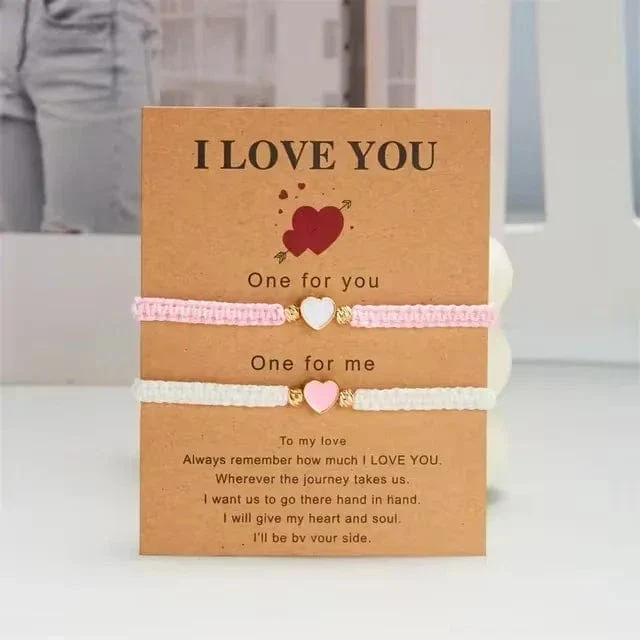 Bracelet kumihimo coeur – Image 2