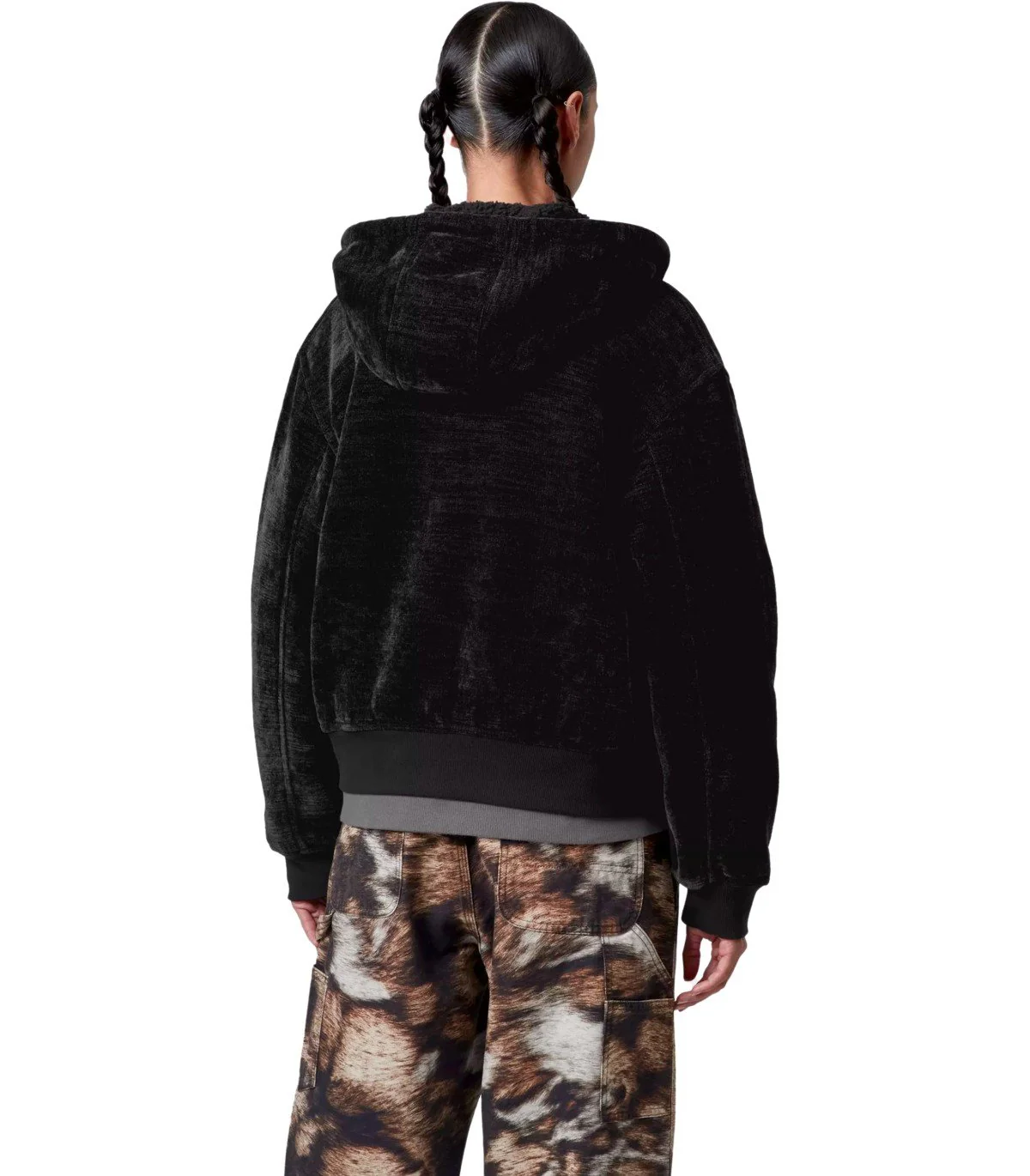 CARHARTT WIP W' OG ACTIVE BLACK REVERSIBLE HOODIE – Image 4