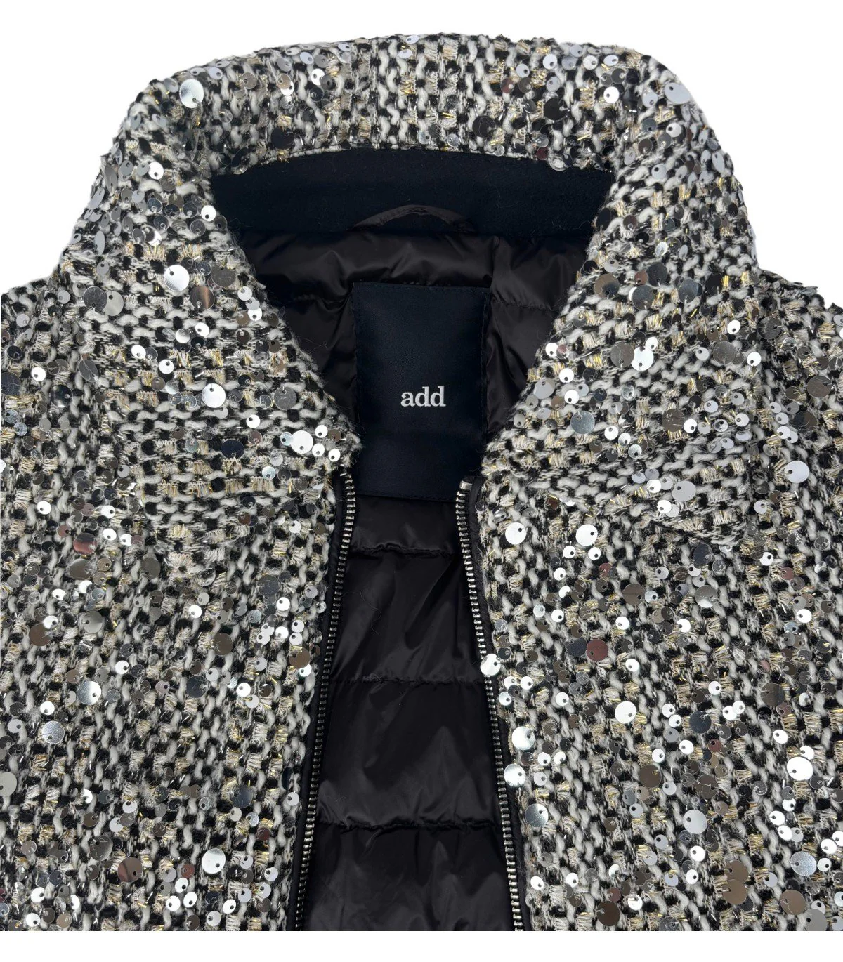 ADD STARLIGHT SILVER BOMBER JACKET – Image 6