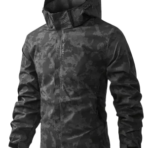 Coupe-vent Imprimé Camouflage pour Hommes
