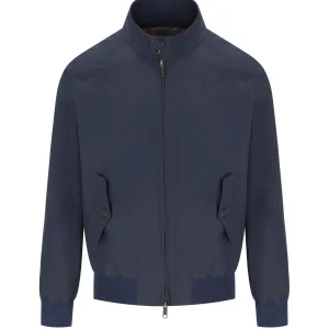 BARACUTA G9 HARRINGTON NAVY BLUE BOMBER JACKET