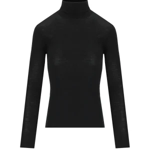 MAX MARA WEEKEND TESEO BLACK TURTLENECK PULLOVER