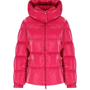 ADD WET NYLON SUPER NOVA HOODED DOWN JACKET