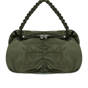 MAX MARA WEEKEND PASTICCINO PESCHE EXTRA LARGE GREEN BAG