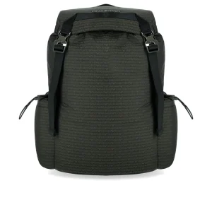 EMPORIO ARMANI MONOGRAM MILITARY GREEN BACKPACK