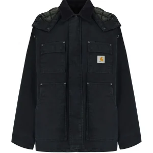 CARHARTT WIP AMBEL BLUE HOODED JACKET