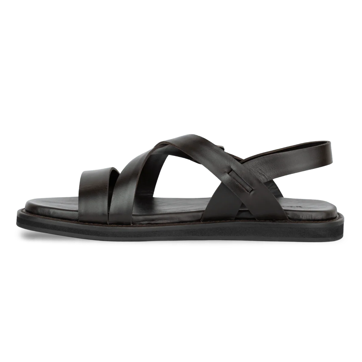 Dylan: Sandales Homme - Cuir Marron – Image 6