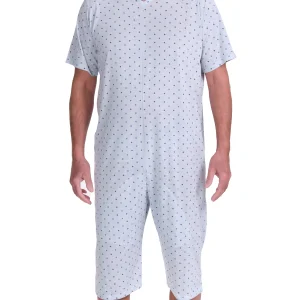 Grenouillère incontinence manches courtes et pantacourt 1 fermeture au dos