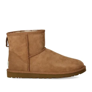 UGG CLASSIC MINI CHESTNUT ANKLE BOOT