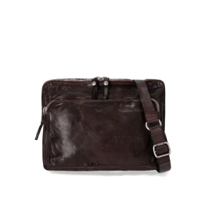 CAMPOMAGGI ARENITE DARK BROWN CROSSBODY BAG