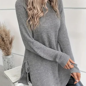 Pull à Col Rond pour Femmes