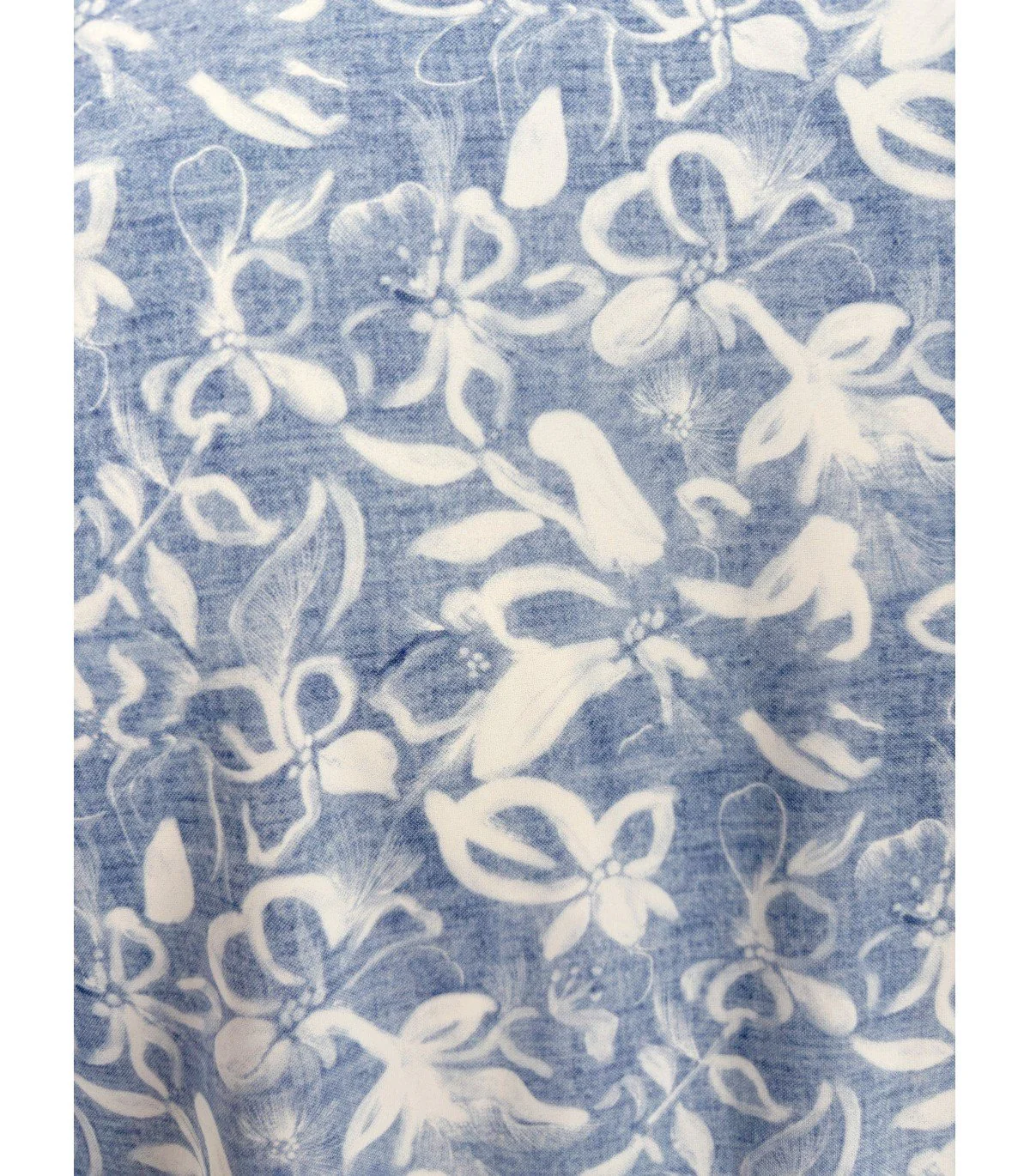 ARCHIVIUM LIGHT BLUE DENIM EFFECT FLORAL SHIRT – Image 4