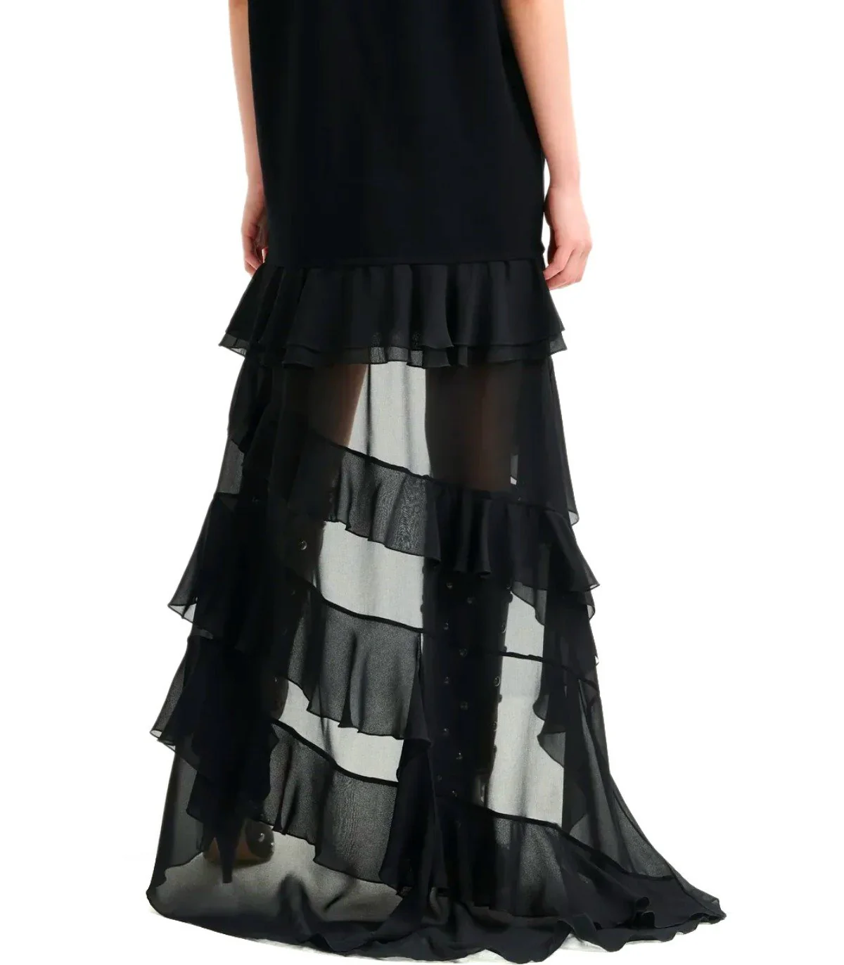ESSENTIEL ANTWERP IMAILLE BLACK DRESS – Image 7