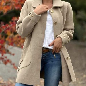 Amelia™ | Veste décontractée avec nœud latéral chic