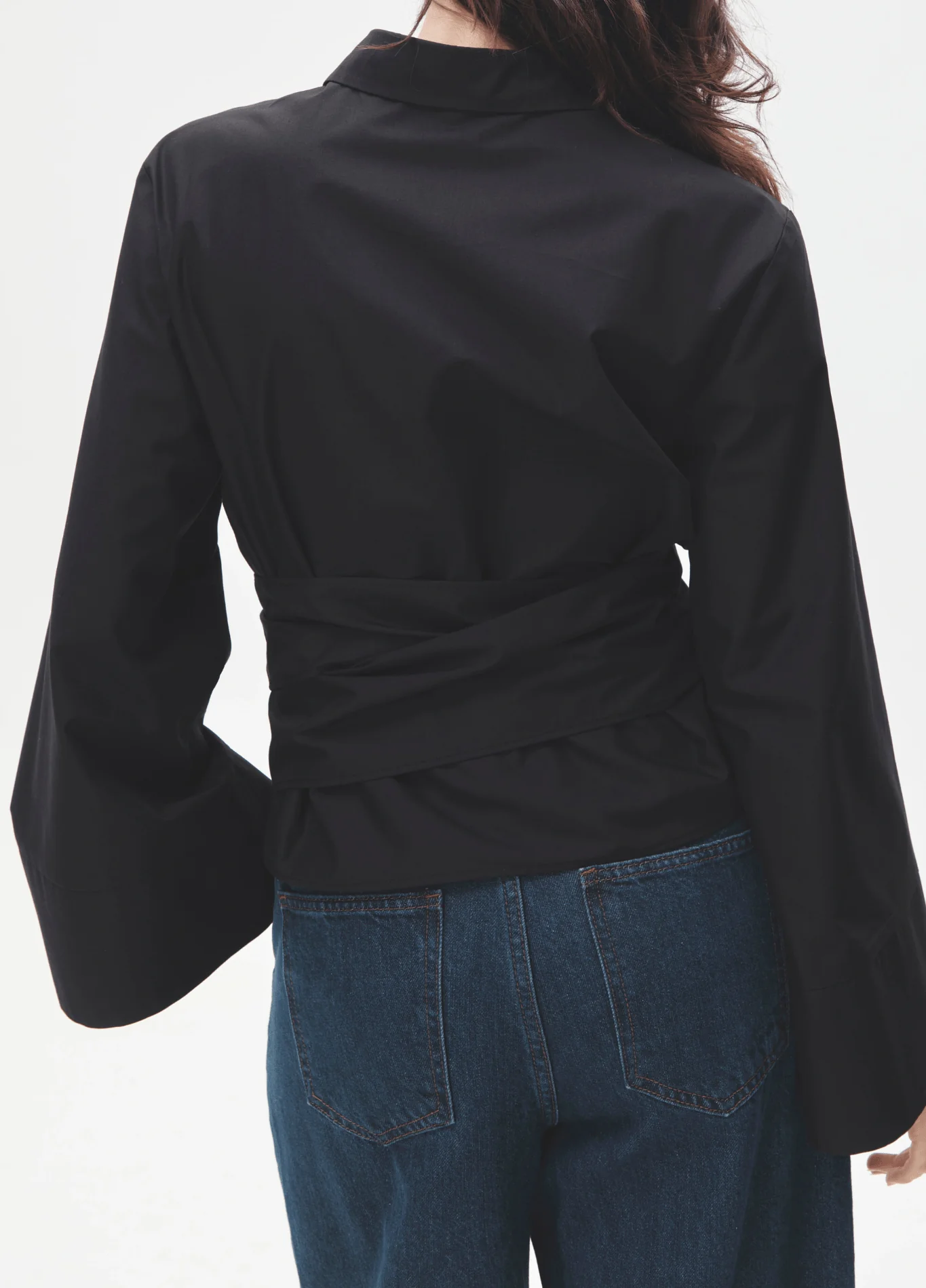 Kimono court noir | Cache-coeur – Image 5