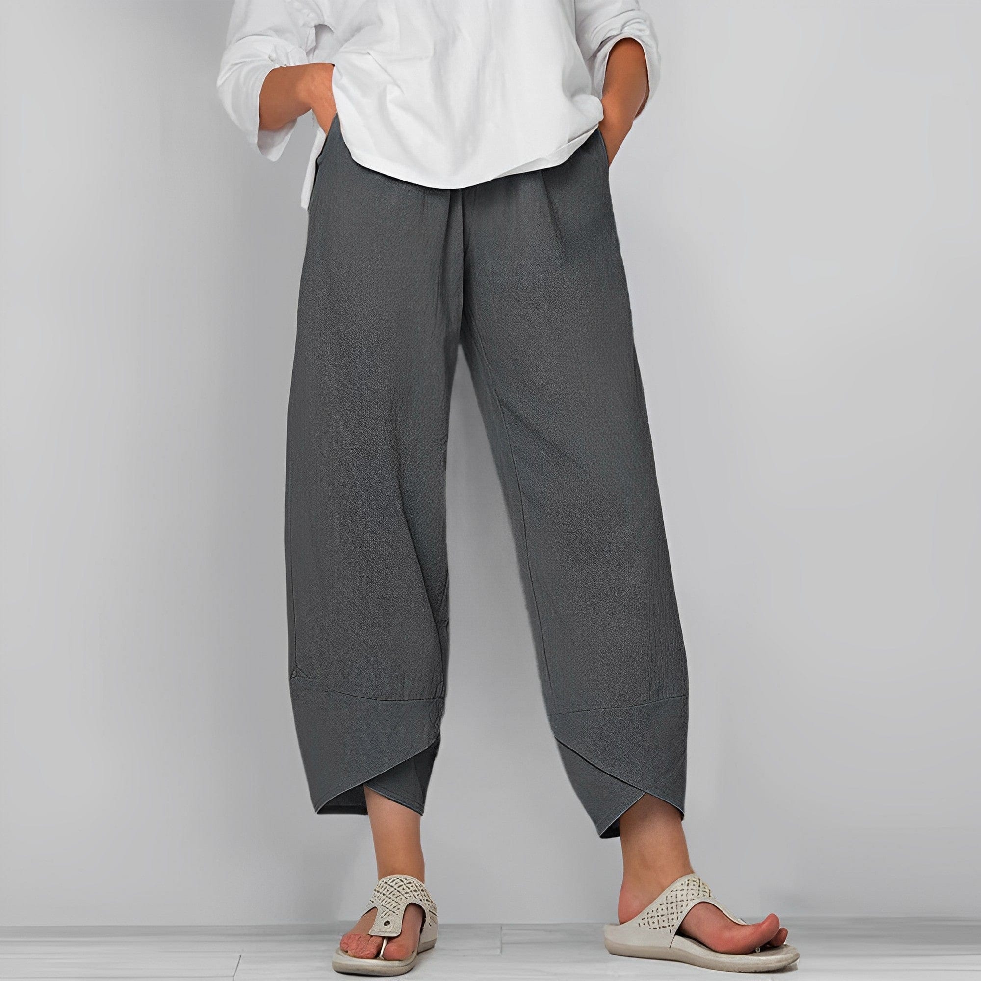 Pantalon en Lin Décontracté pour Femme – Image 5