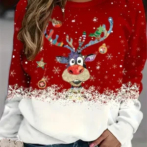 Pull à Col Rond pour Femmes