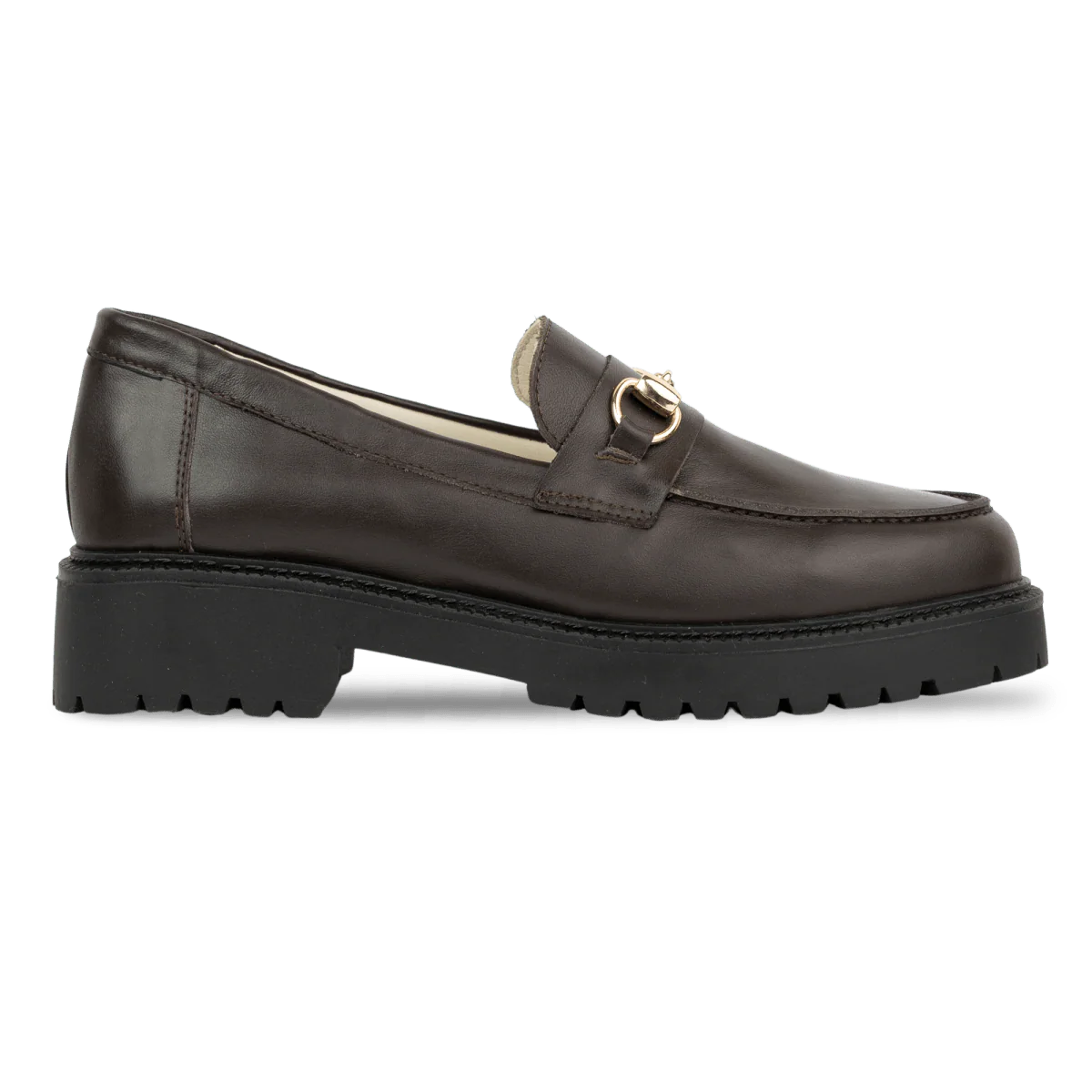 Nova: Mocassin Femmes - Cuir Marron