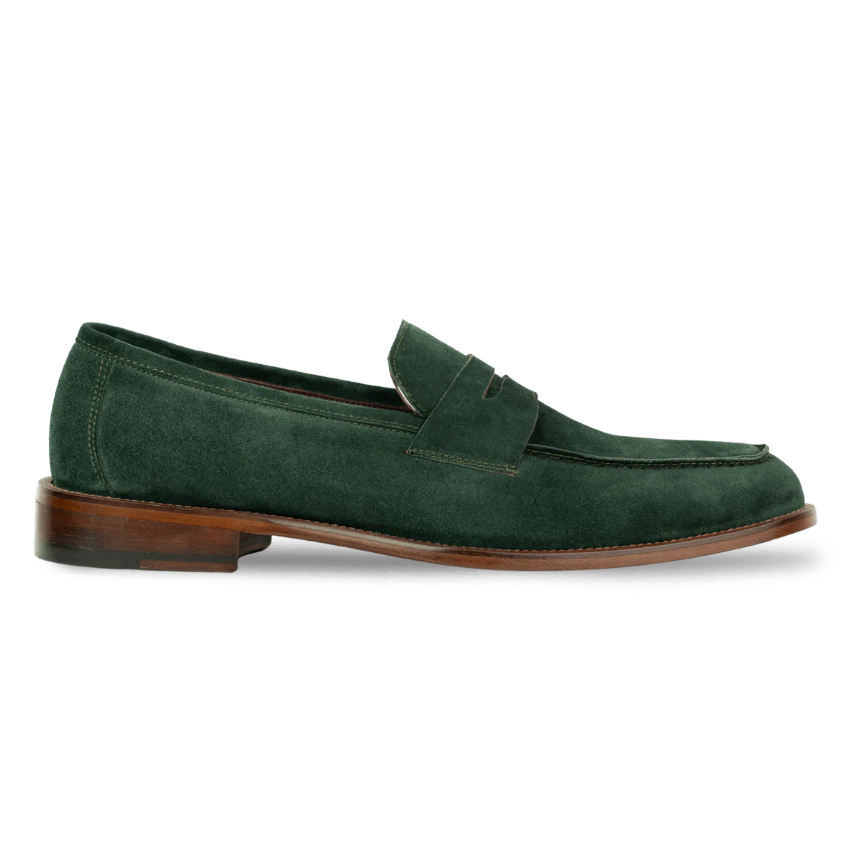 Nowell: Mocassin Homme - Daim Vert Oxford – Image 2