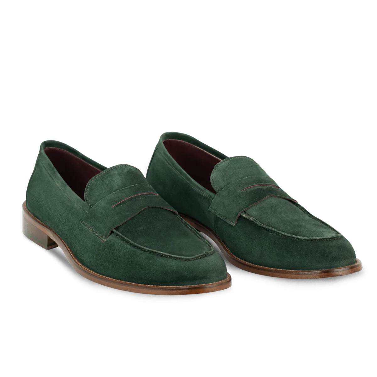 Nowell: Mocassin Homme - Daim Vert Oxford – Image 3