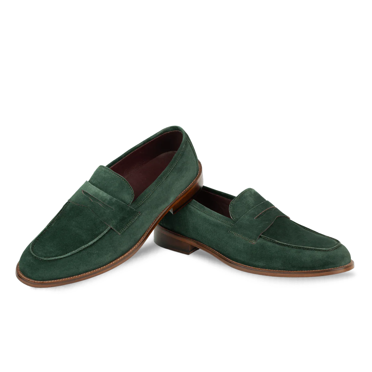 Nowell: Mocassin Homme - Daim Vert Oxford – Image 4
