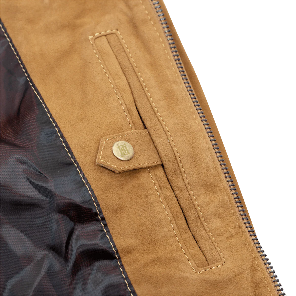 Radcliffe: Jacket Homme - Daim Cognac – Image 6
