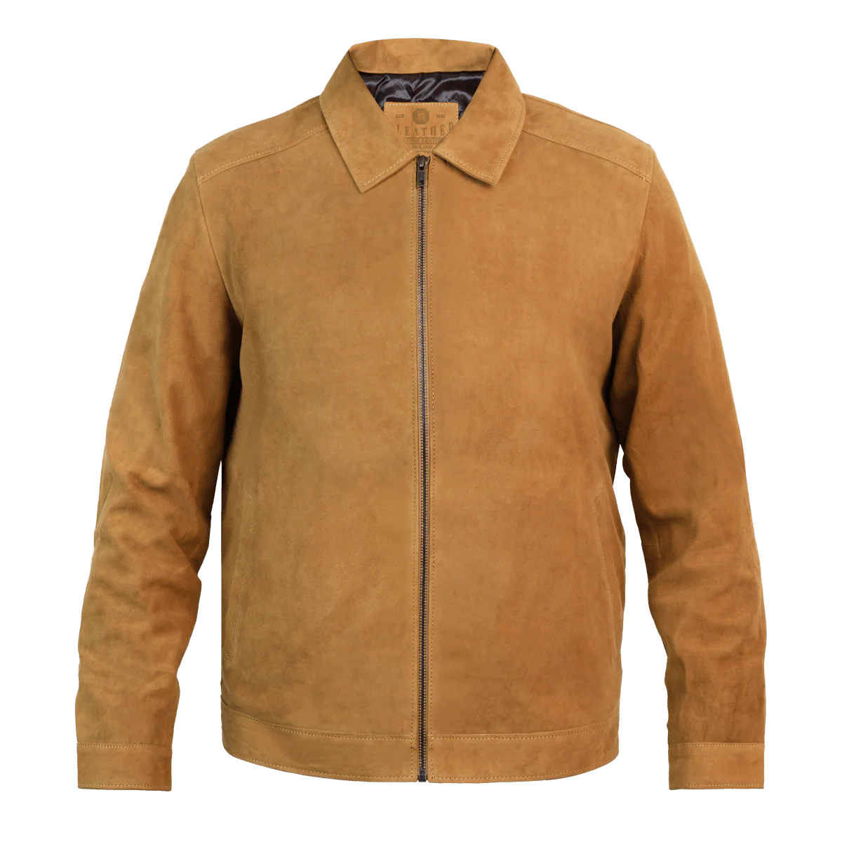 Radcliffe: Jacket Homme - Daim Cognac – Image 2