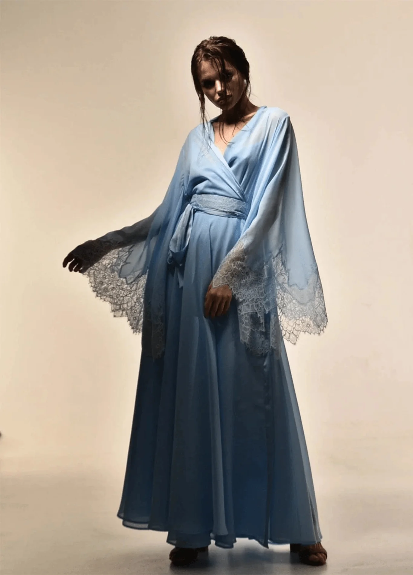 Robe kimono soie | Aozora – Image 5