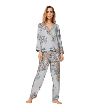 Pyjama japonais fleuri – Image 4