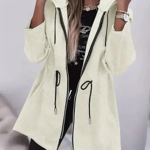 Veste Chaude à Capuche pour Femmes