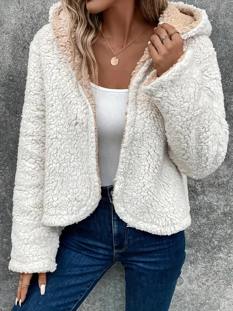 Veste Chaude à Capuche pour Femmes – Image 2