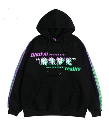 Sweat homme motif japonais