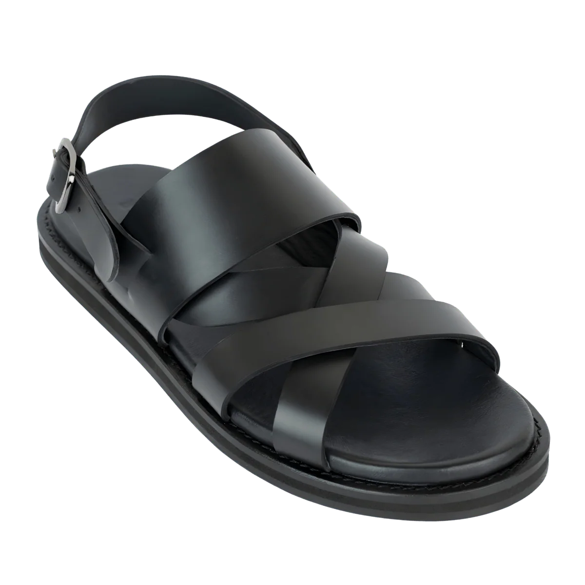 Thalor: Sandales Homme - Cuir Noir – Image 7
