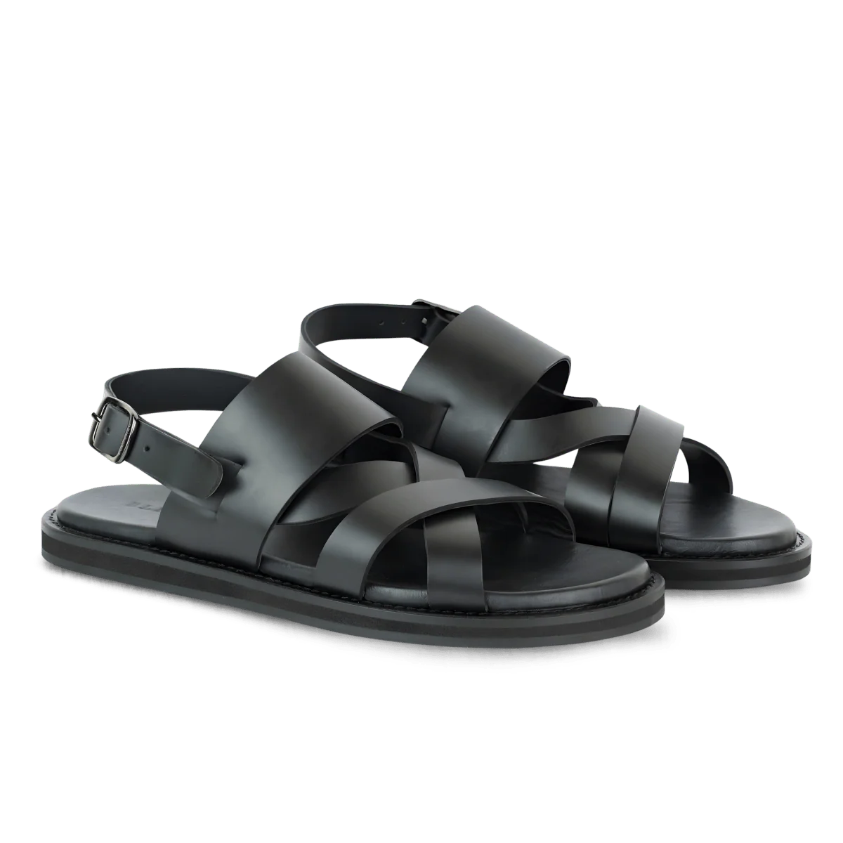 Thalor: Sandales Homme - Cuir Noir – Image 4