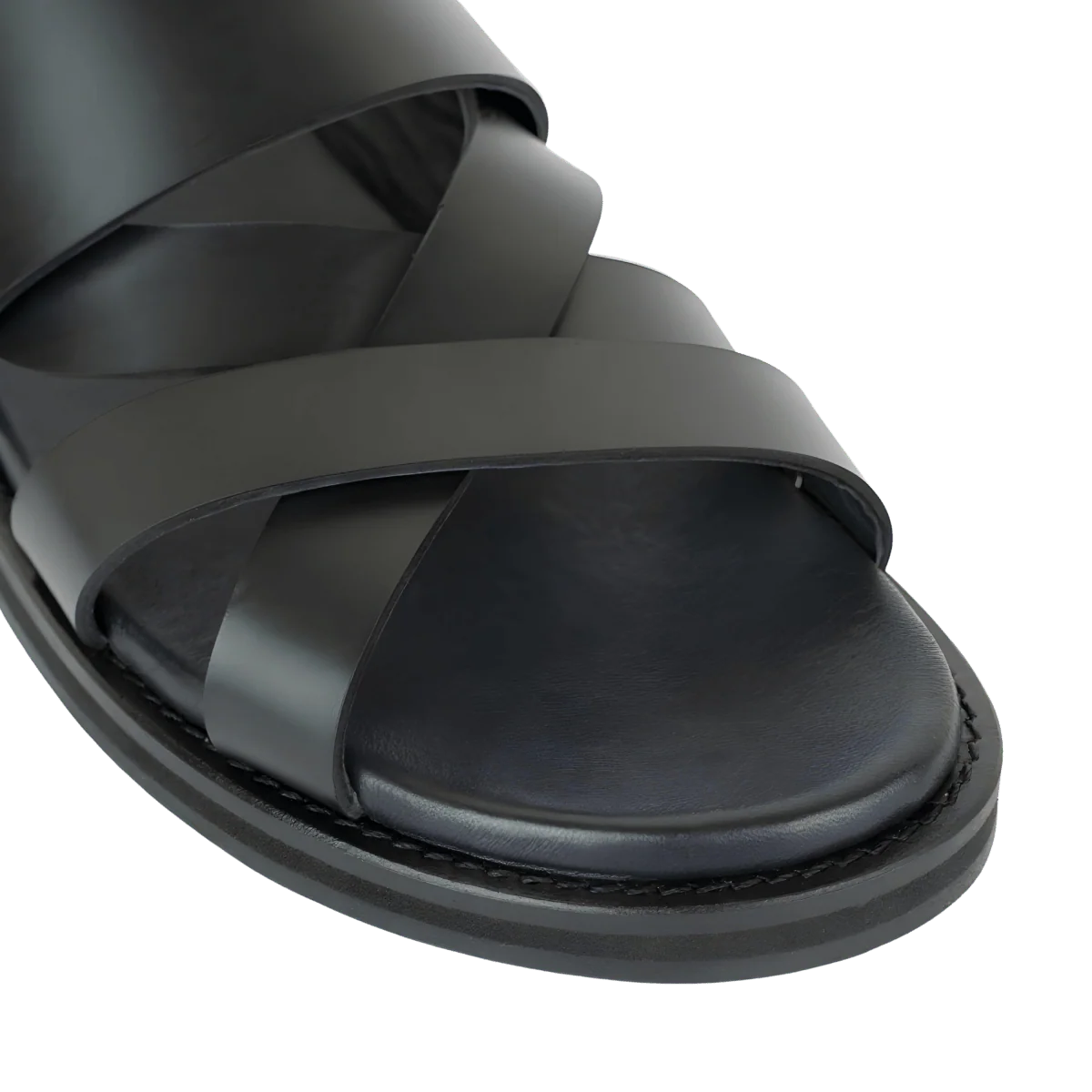 Thalor: Sandales Homme - Cuir Noir – Image 9