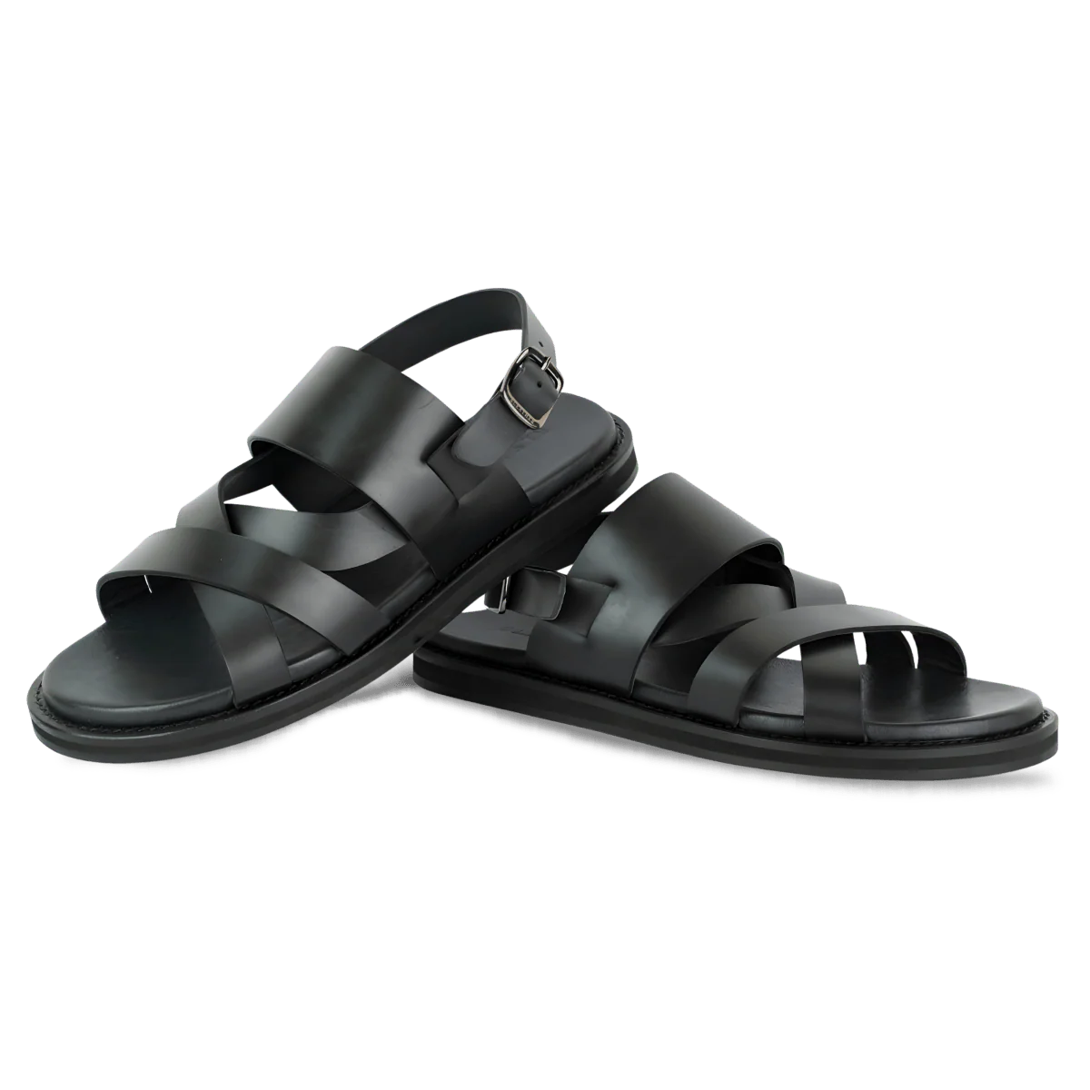 Thalor: Sandales Homme - Cuir Noir – Image 5