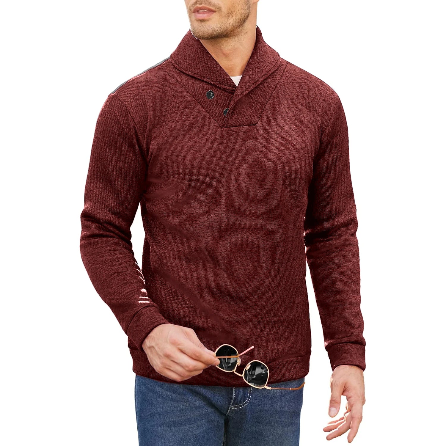 Pull Avec Col Pour Hommes – Image 7